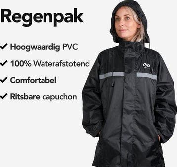 2dekans | Infinity Goods Regenpak - Dames & Heren - Maat XXL, Ophalen of Verzenden, Zo goed als nieuw, Infinity Goods