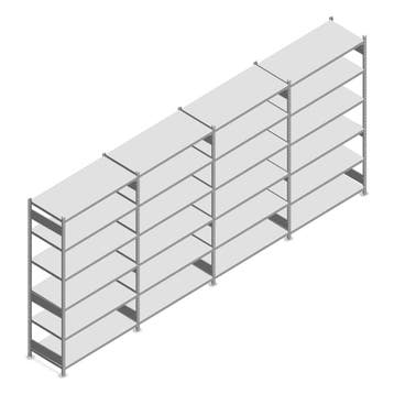 Aanbieding: Voordeelrij gebruikte Heavy Duty legbordstelling