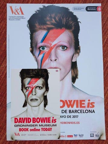 Brian Duffy - David Bowie is, originele poster Museu del