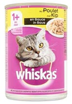 WHISKAS BLIK ADULT BROKJES IN SAUS KIP (KAT), Dieren en Toebehoren, Dierenvoeding, Verzenden