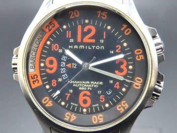 Hamilton - Khaki GMT Air Race ETA 2893 Automatic, 42mm,, Nieuw