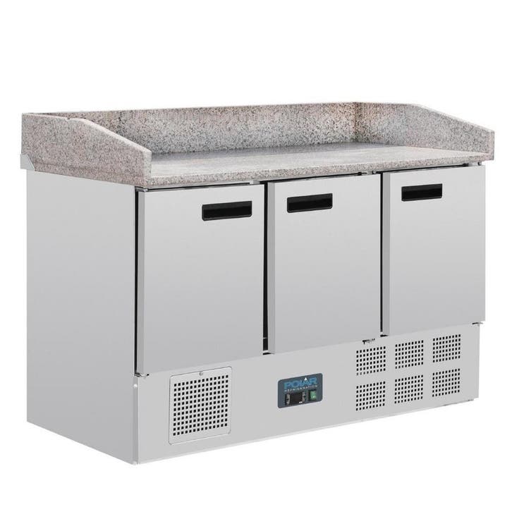 Pizza werkbank met granieten werkblad | 368L | 144,5(h) x..., Zakelijke goederen, Horeca | Keukenapparatuur, Verzenden