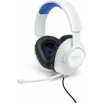 JBL Quantum 100P - Wit/Blauw - Gaming Headset PS4, Ophalen of Verzenden, Zo goed als nieuw