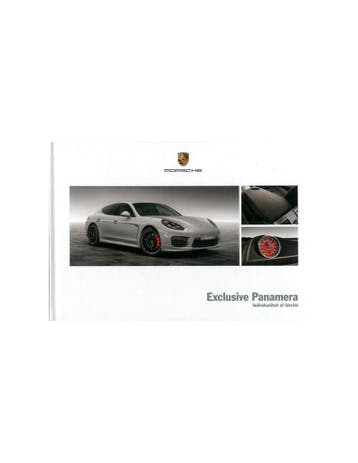 2014 PORSCHE PANAMERA EXCLUSIVE HARDCOVER BROCHURE, Nieuw, Porsche, Author