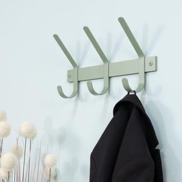 Spinder Design Dexter 3 wandkapstok - dusty  green, Verzenden, Nieuw