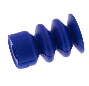 14mm Balg PUR Blauw Vacuümzuignap Slag 10mm, Verzenden, Nieuw