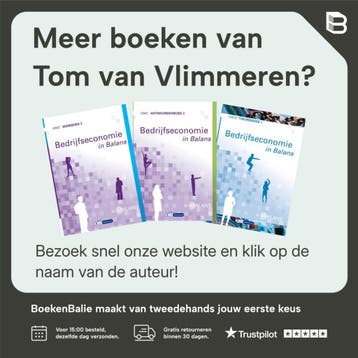 havo / Bedrijfseconomie in Balans / opgavenboek 1, Verzenden, Gelezen, Tom van Vlimmeren
