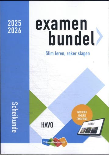 Examenbundel havo Scheikunde 20252026 9789006994315, Boeken, Techniek, Zo goed als nieuw