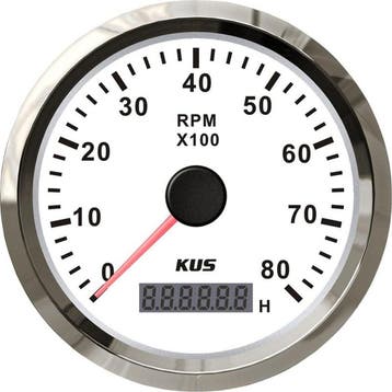 Toerenteller Boot met Urenteller 8000 Rpm, Ophalen of Verzenden, Nieuw