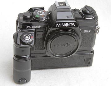 Minolta X-700 + Motor Drive 1 | Analoge camera, Nieuw
