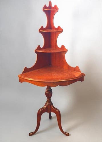 Meuble dappui - hoekrek - Hout