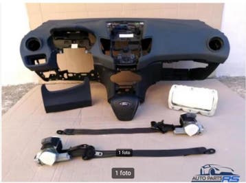 Dashboard + Airbags + Veiligheidsgordels Ford Fiesta mk7, Verzenden, Nieuw, Ford