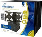 MediaRange | CD Jewelcase | 4 Disc | Zwart | 5 Stuks, Verzenden, Nieuw
