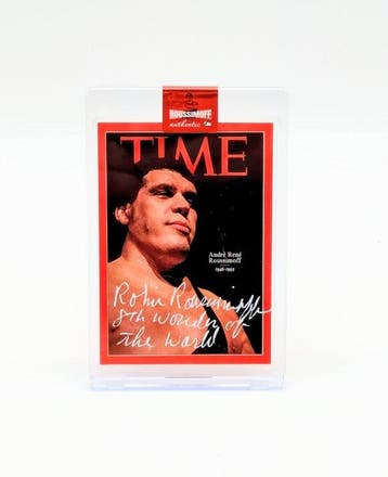 Pro Wrestling Robin Roussimoff Signed Limited Edition Andre, Nieuw