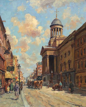 Hendrik Schaap (1878-1955), Kipstraat in Rotterdam