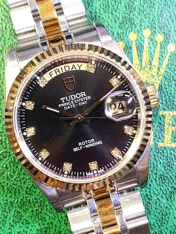 Tudor - Prince Oyster Date+Day 36mm - DIAMOND BLACK -