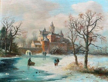 Gerhardus Jan Adema (1898-1981) - Paysage hivernal