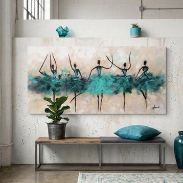Monika Spiewak - Dance - Oil Painting Stretched On The Frame