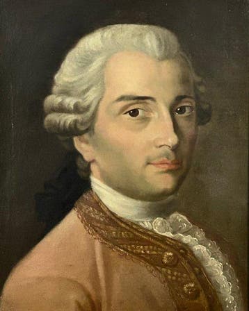 Europese school (XVIII) - Ritratto di gentiluomo