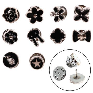 Fako Bijoux - Pin Broche Mini - Steek Pin Knopen Set - 10, Verzenden, Nieuw