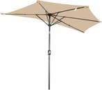 2dekans | Angel Living Balkonparasol - Halfrond - 265 x 132, Ophalen of Verzenden, Zo goed als nieuw
