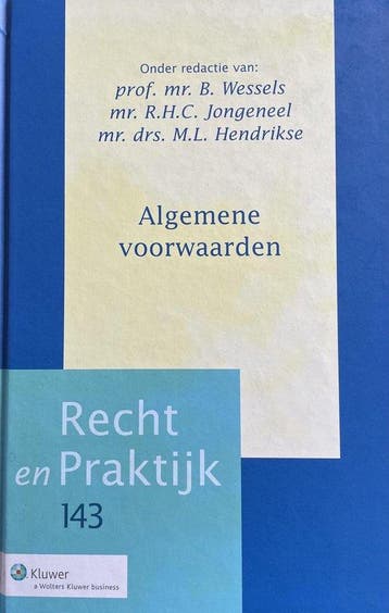 Algemene Voorwaarden, Ophalen of Verzenden, Nieuw