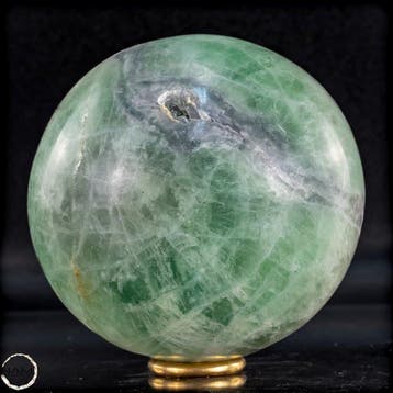 Grote bol van groen fluoriet Crystal, China- 1290.99 g