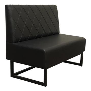 Horeca Bank | TROJE | Kunstleer/Metaal | Black | Zwarte, Verzenden, Nieuw in verpakking