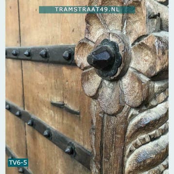 Kasteelpoort, antieke deuren, openslaande deur, poortdeur, Gebruikt, Binnendeur, Ophalen of Verzenden, Hout