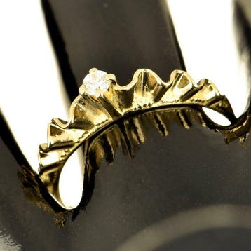 Ring - 14 karaat Geel goud Diamant (Natuurlijk), Nieuw