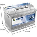 Varta Professional SLI LFS74 Accu 12V 74Ah 278x175x190, Verzenden, Nieuw