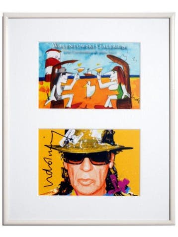 Udo Lindenberg (1946) - Signierte Collage - Heimweh nach
