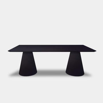 Tafel Rechthoekig Eikenhout  Kegelpoot  220x100, Nieuw