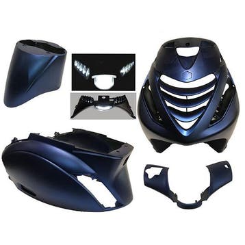 Kappenset – Piaggio Zip – 6-delig – met SP neus – Mat Blauw, Ophalen of Verzenden, Nieuw