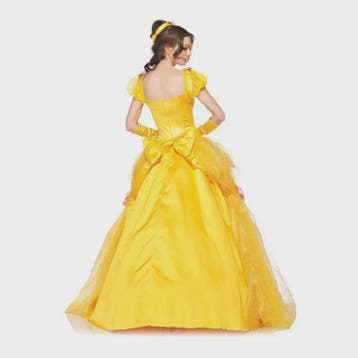 Belle Prinsessenjurk Geel Dames - Sprookjeskostuum voor Fees, Verzenden, Nieuw