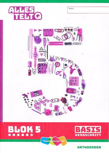 Alles Telt Q Antwoorden Werkschrift Basis blok 5 groep 5, Boeken, Verzenden, Nieuw