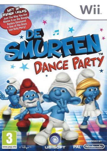 Wii De Smurfen: Dance Party, Verzenden, Zo goed als nieuw