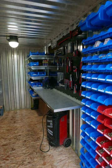 Laagste prijs garantie! Demontabele gereedschap container, Nieuw