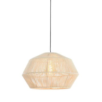 2dekans | Light & Living Deya Hanglamp Crème - Ø49 x 30 cm -, Huis en Inrichting, Ophalen of Verzenden, Zo goed als nieuw