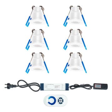 OP=OP Set 6 stuks LED verandaspotjes Wit Ø3.6cm 3W 155lm..., Ophalen of Verzenden, Nieuw