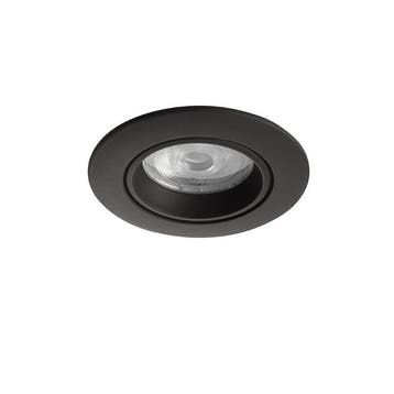 Spotje zwart | Inbouwspot LED | Kantelbaar inbouwarmatuur, Nieuw, Modern, Plafondspot of Wandspot, Verzenden