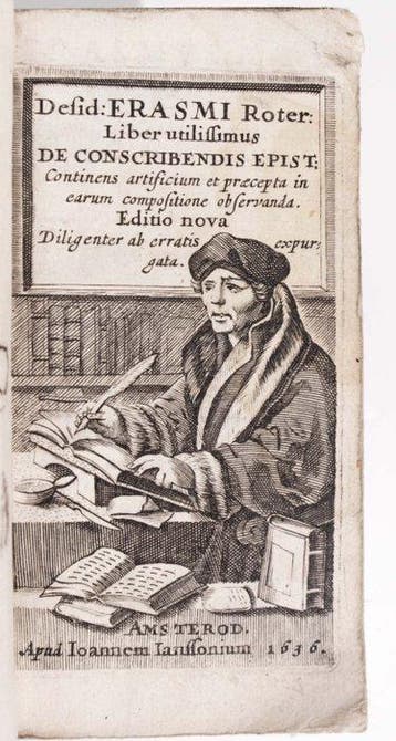 Erasmo da Rotterdam - Conscribendis Epistolis - 1636