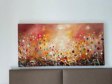 Gena - Colourful Flowers, Antiek en Kunst