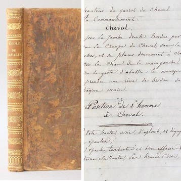[Manuscrit] - Ecole royale de cavalerie. Six leçons - 1720, Antiek en Kunst