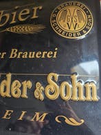 Weizenbier - tarwebier - Weizenbier - Reclamebord - IJzer