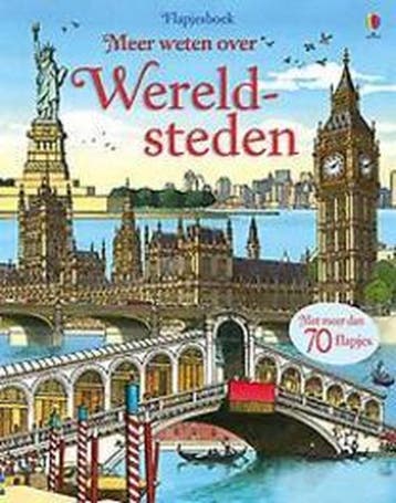 Meer weten over wereldsteden / Flapjesboek - Rob Lloyd Jones, Boeken, Kinderboeken | Jeugd | 10 tot 12 jaar, Verzenden, Zo goed als nieuw