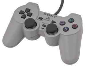 PS1/PS2 Controller DualShock 1 Grijs - Sony (origineel) PS2, Spelcomputers en Games, Ophalen of Verzenden, Zo goed als nieuw, Controller
