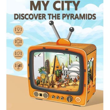 Modelbouw My City Houten Puzzel Pyramids - 89 Onderdelen..., Verzenden, Nieuw