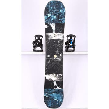 155 snowboard BURTON RADIUS, black/ light blue, woodcore, FL, Sport en Fitness, Verzenden, Gebruikt