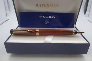 Rara Waterman Liaison – Ebanite Fiammata - Francia Anni, Nieuw
